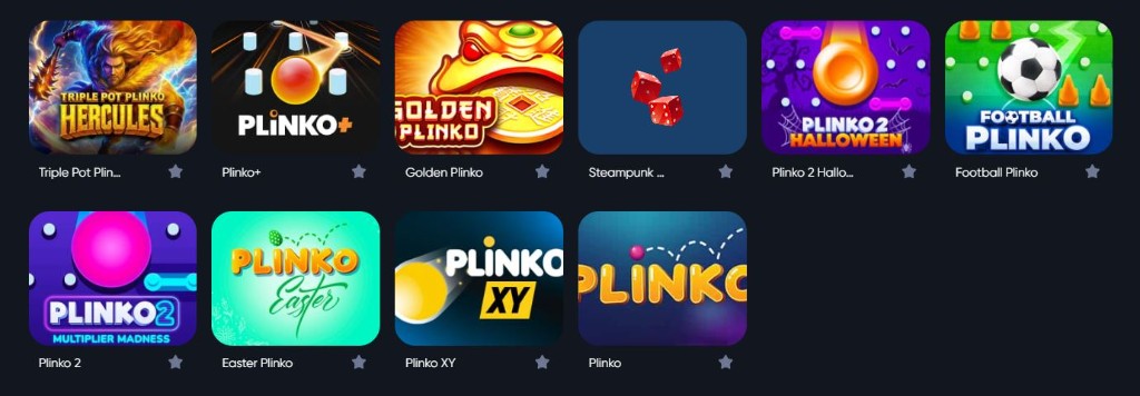 Варианты игры Plinko в казино: Plinko+, Golden Plinko, Plinko 2 и другие версии плинко